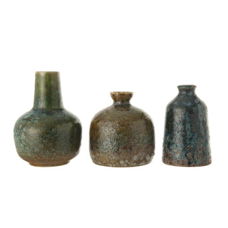 reactive stoneware vases, 3 sizes, by Creative Co-Op