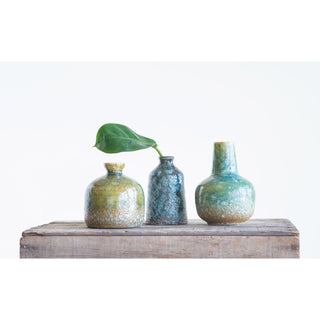 Reactive Glaze Stoneware Vases