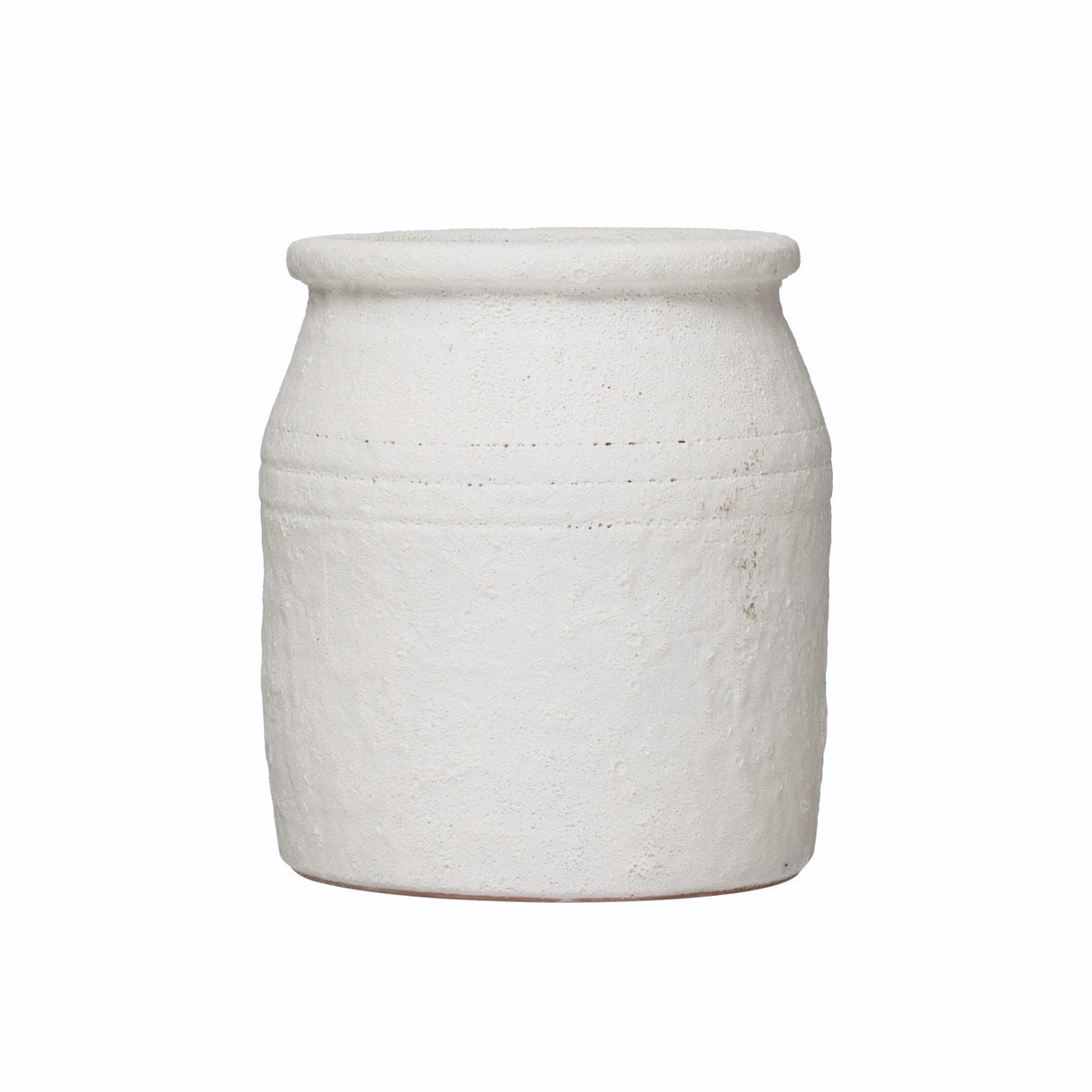 volcano glaze terra cotta crock by Creative Co-Op