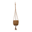 straw planter with jute hanger