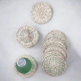 Hand-Woven Seagrass Coaster Set