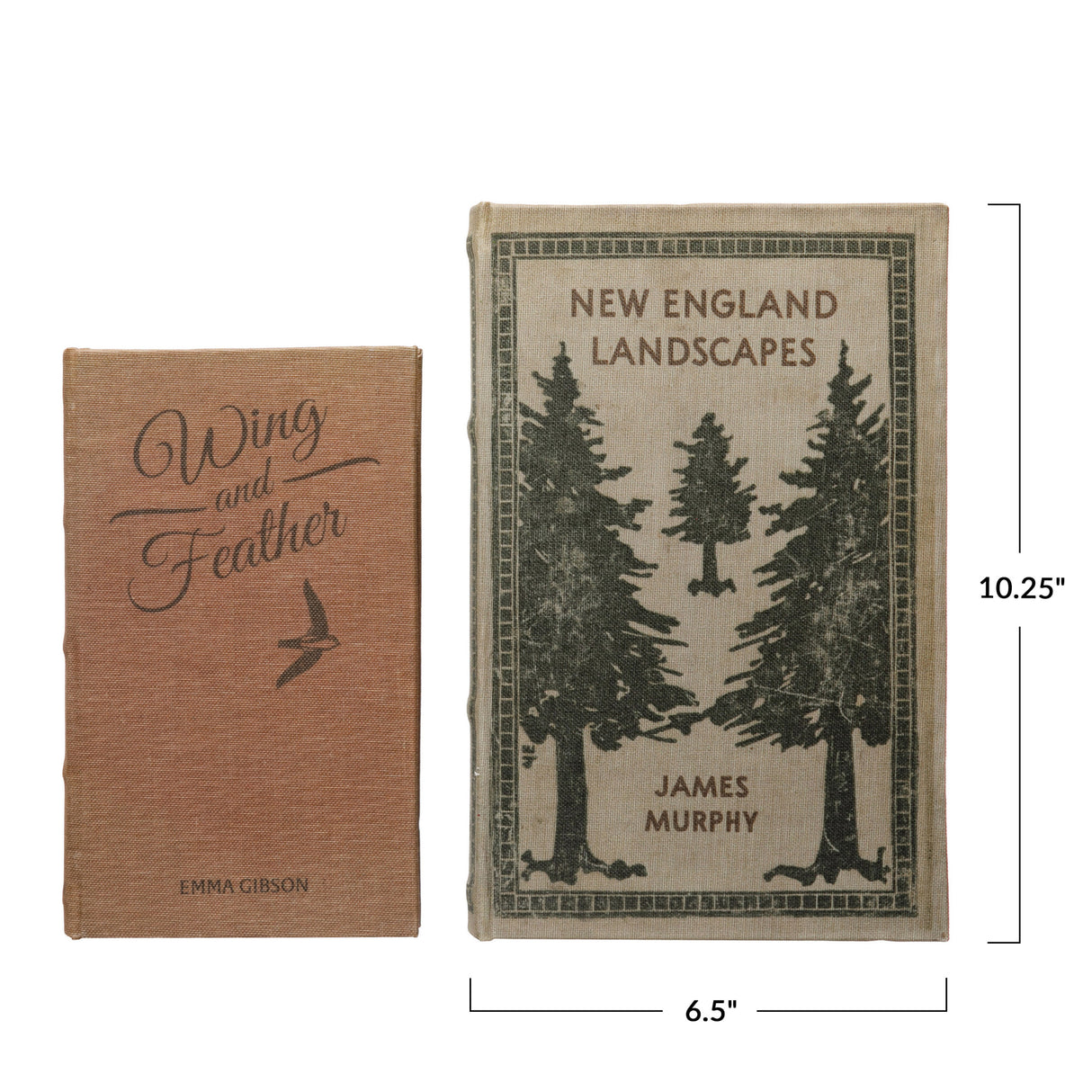 New England Landscapes and Wing & Feather Storage Book Boxes