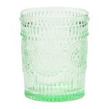 Colorful Embossed Dotted Drinking Glass