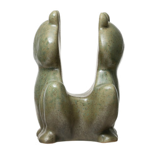 Reactive Glaze Stoneware Frog Sponge Holder