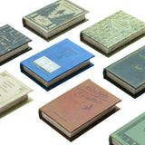 Canvas Mini Book Storage Boxes