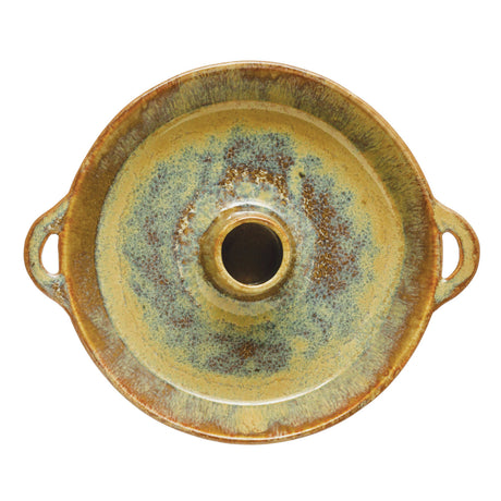 Ceramic Appetizer Serving Dish with Toothpick Holder