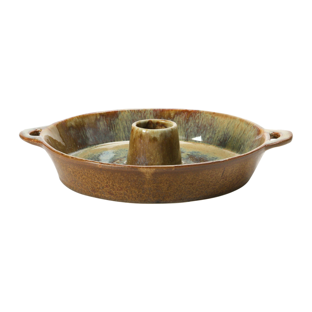 Ceramic Appetizer Serving Dish with Toothpick Holder
