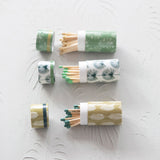 Botanical Leaf Print Tube Safety Matches
