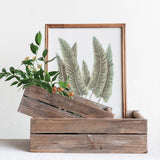 Reclaimed Wood Decorative Storage Crates | 2 Sizes