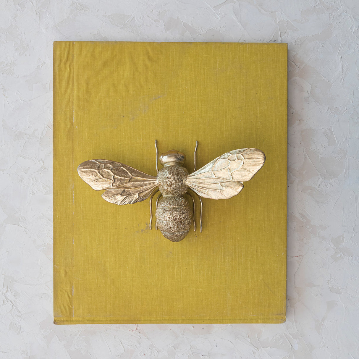 Gold Bee Resin Figurine