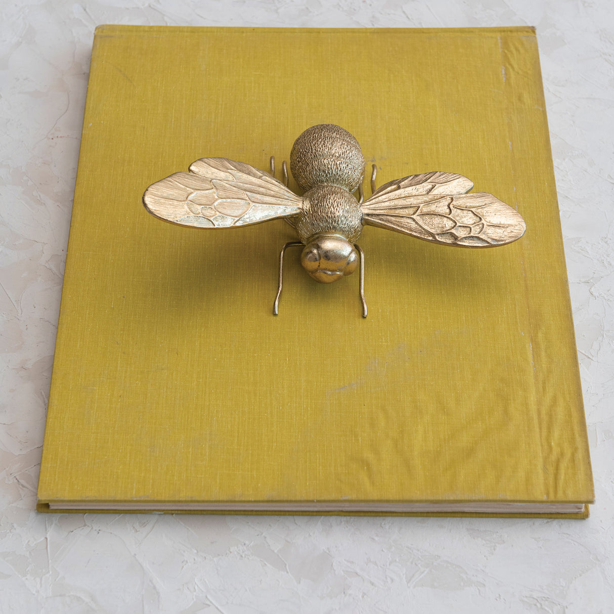 Gold Bee Resin Figurine
