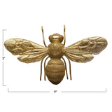Gold Bee Resin Figurine