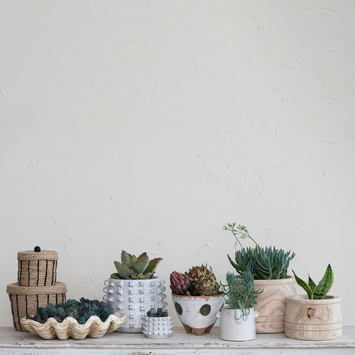 Large Clamshell Centerpiece Bowl