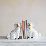 Ceramic Vintage Inspired Staffordshire Dog Bookend