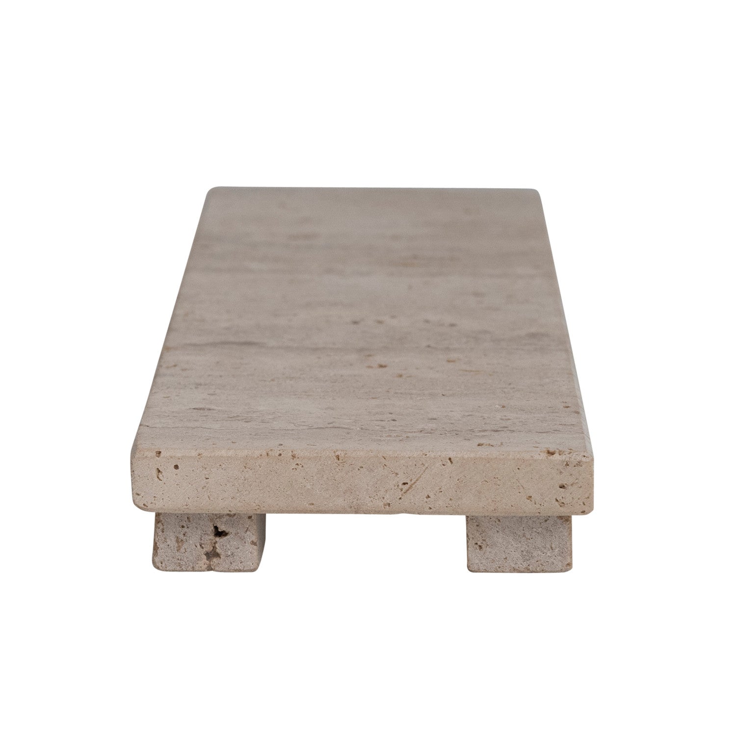 Travertine Stone Footed Cheese & Serving Board