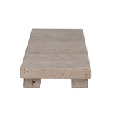 Travertine Stone Footed Cheese & Serving Board