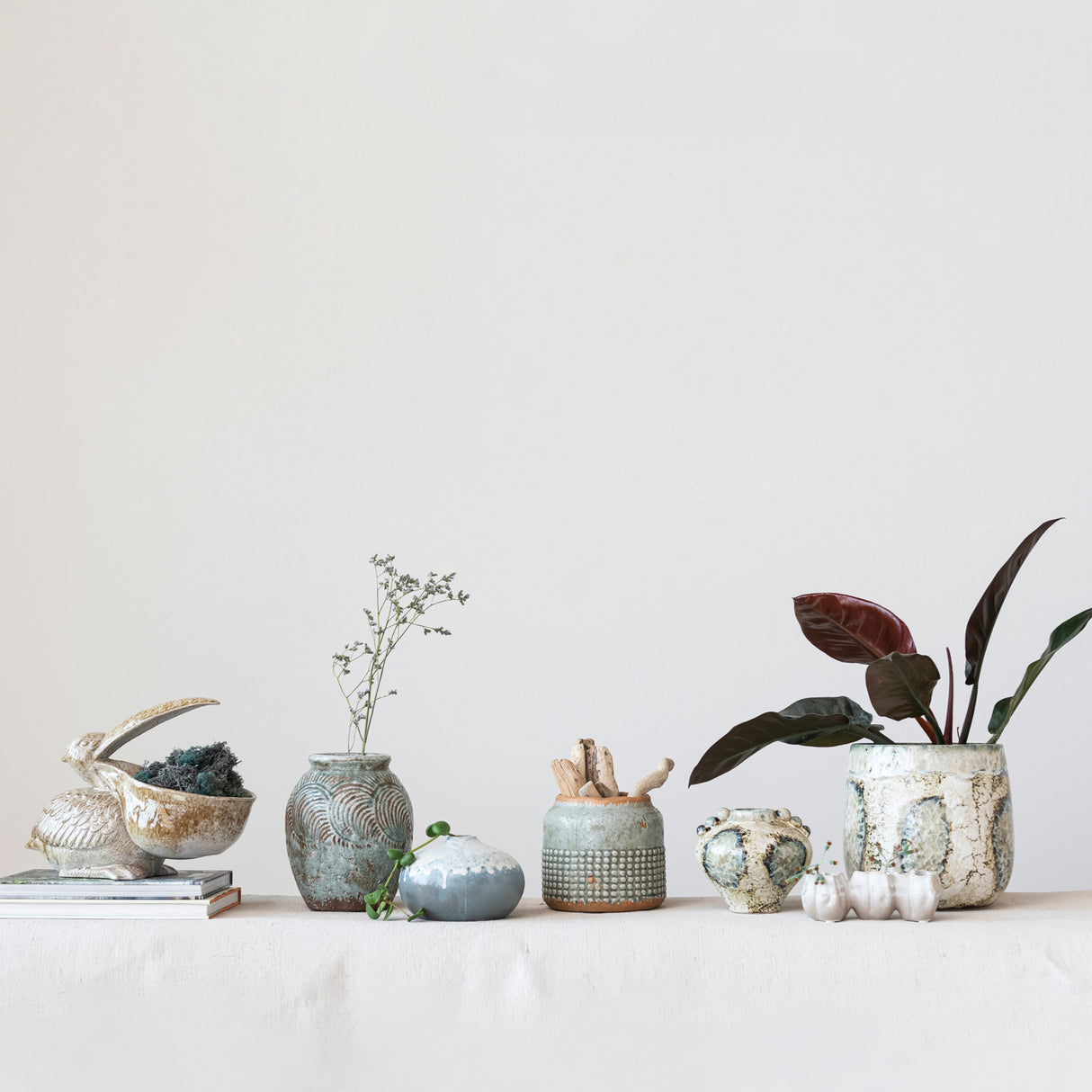Pelican Ceramic Planter Bowl