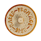 Ceramic Brie Baker with Bamboo Spreader