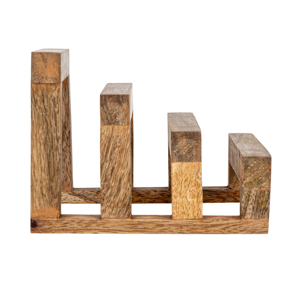 Mango Wood Stand with 3 Sections