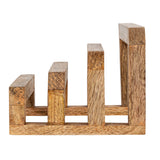 Mango Wood Stand with 3 Sections