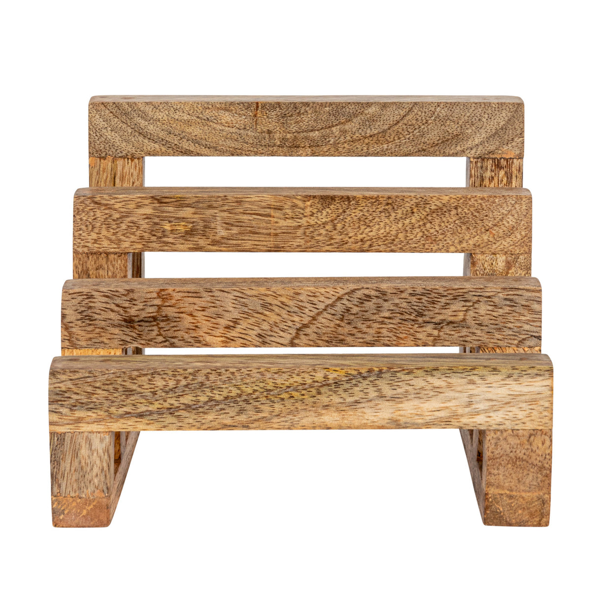 Mango Wood Stand with 3 Sections