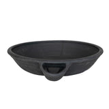 Vintage Inspired Black Clay Dahi Bowl