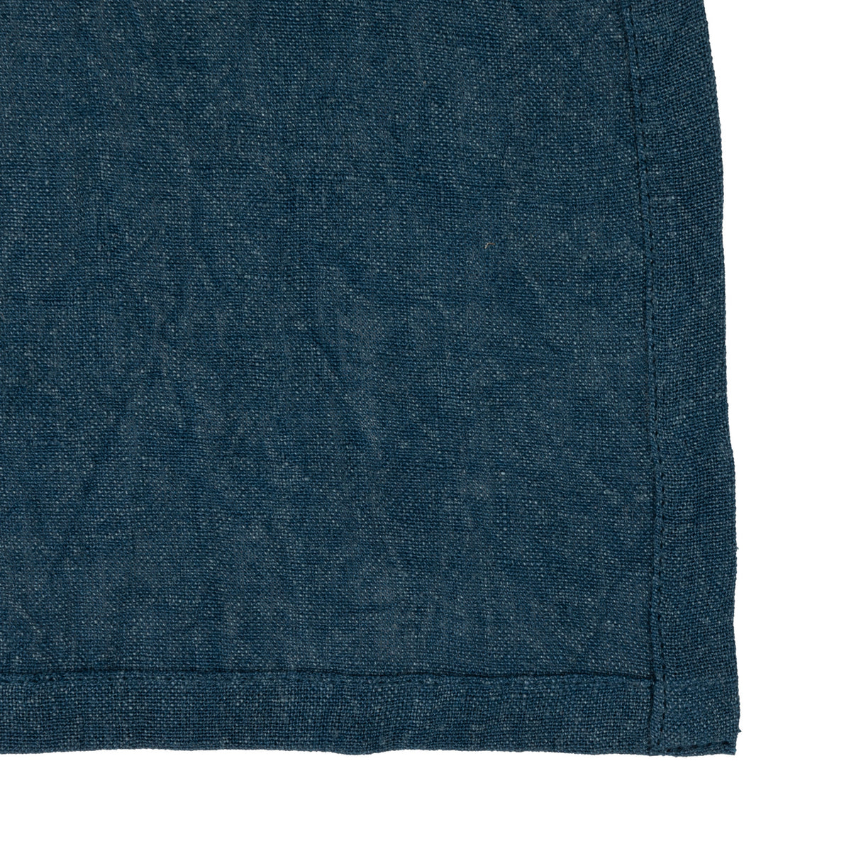 Blue Oversized Stonewashed Linen Tea Towel