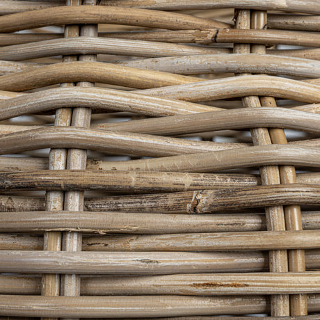 Hand Woven Rattan Basket Weave Planter
