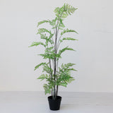 Faux Fern Tree in Plastic Pot