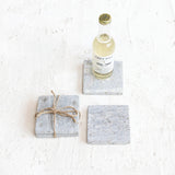 Travertine Natural Stone Coasters (Set of 4)