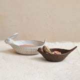 Debossed Bird Ceramic Bowl