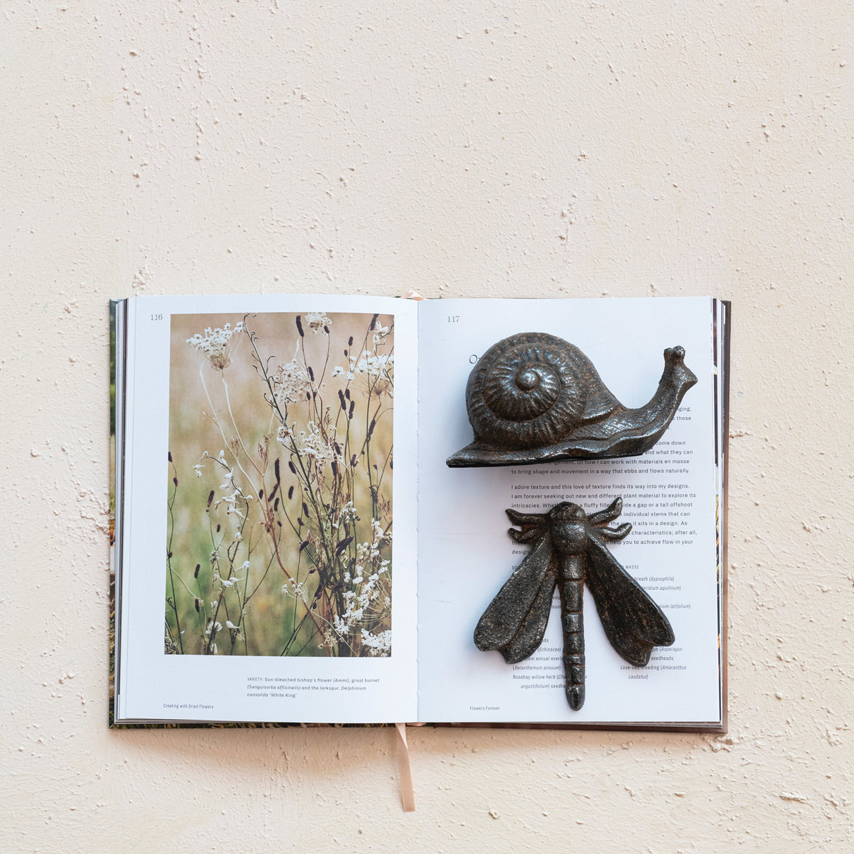 Distressed Cast Iron Metal Garden Snail Figurine