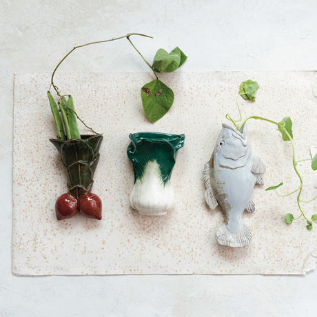 Ceramic Fish Wall Vase