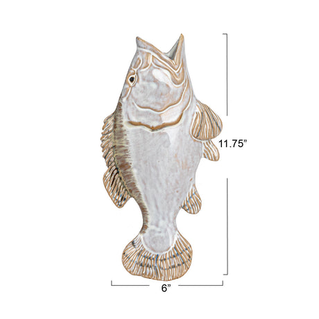 Ceramic Fish Wall Vase