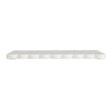 White Marble Scalloped Cheese & Serving Board