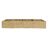 Hand-Woven Seagrass Basket with 5 Sections