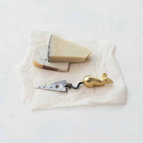 Cheese Knife with Cheese Shaped Blade & Mouse Shaped Handle