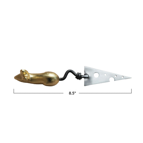 Cheese Knife with Cheese Shaped Blade & Mouse Shaped Handle