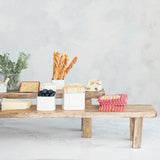 Natural Mango Wood Nesting Pedestal