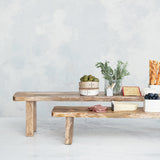 Natural Mango Wood Nesting Pedestal