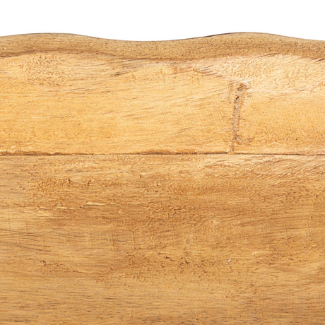 Mango Wood Scalloped Edge Tray