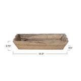 Mango Wood Scalloped Edge Tray