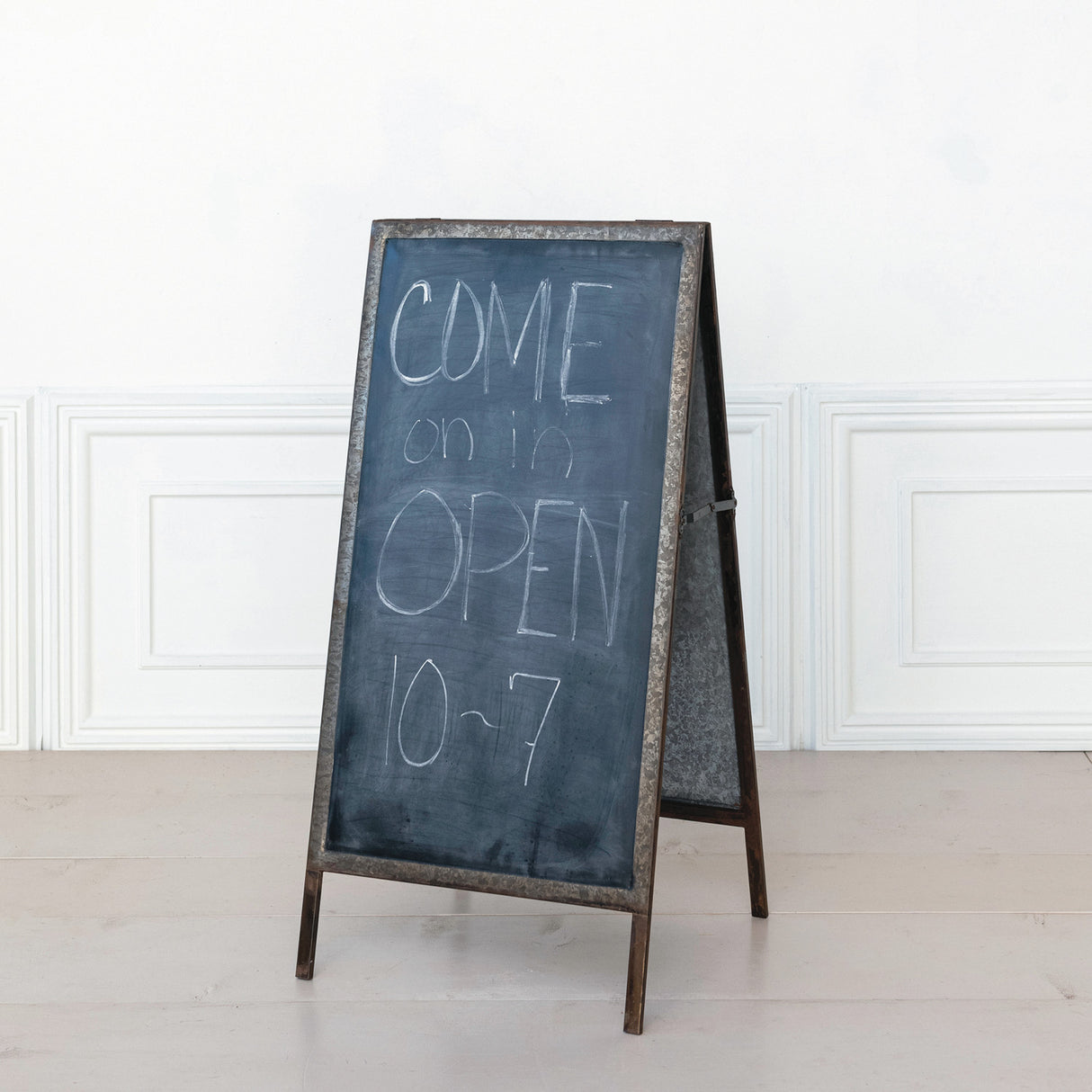 Folding A-Frame Magnetic Sandwhich Chalkboard