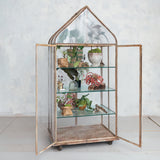 Acrylic & Metal Terrarium Display on Wheels