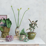 3D Strawberry Ceramic Planter Vase