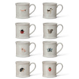 Animal & Fruit Mini Embossed Ceramic Mug