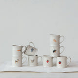 Animal & Fruit Mini Embossed Ceramic Mug