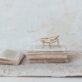 Gold Grasshopper Decorative Figurine