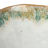 Reactive Glaze Ceramic Footed Bowl