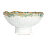 Reactive Glaze Ceramic Footed Bowl